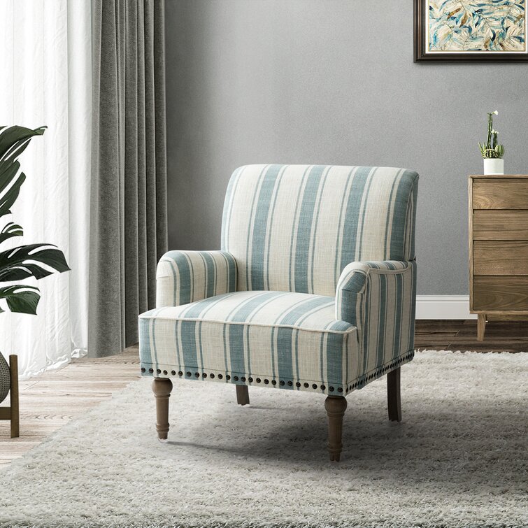 Wayfair accent chairs deals blue